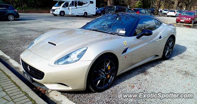 Ferrari California spotted in Christchurch, New Zealand