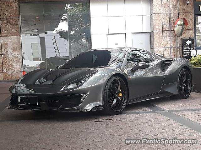 Ferrari 488 GTB spotted in Jakarta, Indonesia