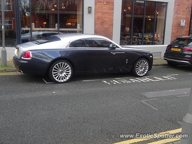 Rolls-Royce Wraith spotted in Alderley Edge, United Kingdom