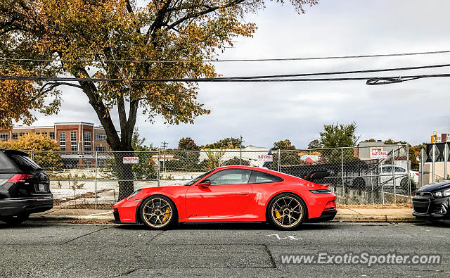 Porsche 911 GT3 spotted in Charlotte, North Carolina