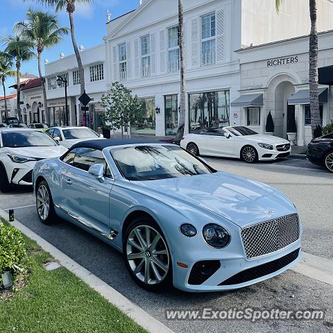 Bentley Continental spotted in Palm Beach, Florida
