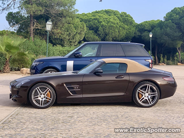 Mercedes SLS AMG spotted in Almancil, Portugal
