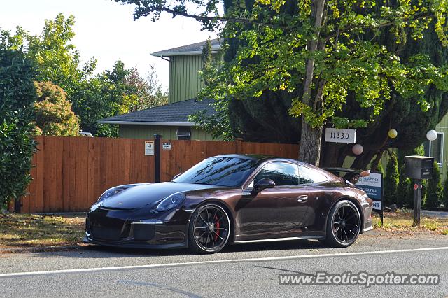 Porsche 911 GT3 spotted in Seattle, Washington
