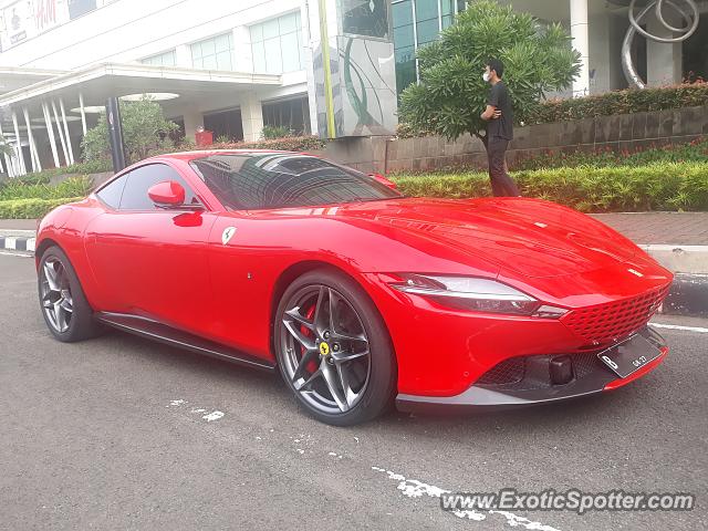 Ferrari Roma spotted in Jakarta, Indonesia
