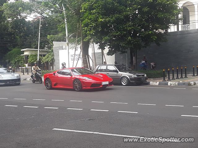 Ferrari F430 spotted in Jakarta, Indonesia