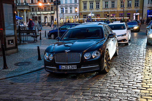 Bentley Flying Spur spotted in Wrocław, Poland