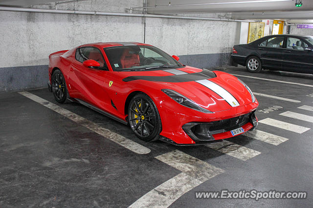 Ferrari 812 Superfast spotted in Paris, France
