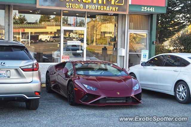 Lamborghini Huracan spotted in Kent, Washington