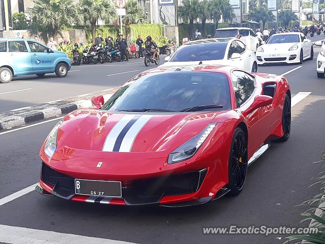 Ferrari 488 GTB spotted in Jakarta, Indonesia