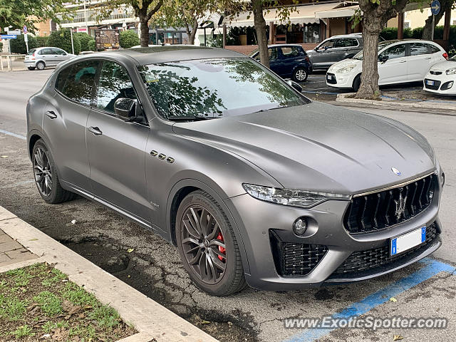 Maserati Levante spotted in Civitavecchia., Italy