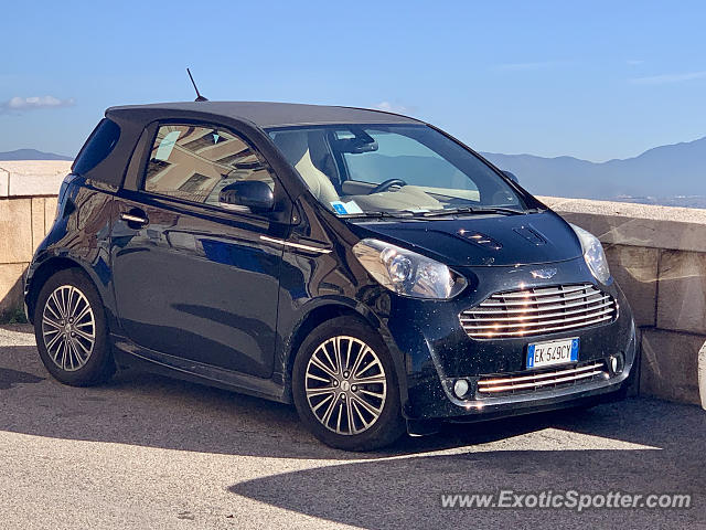 Aston Martin Cygnet spotted in Cagliari, Italy