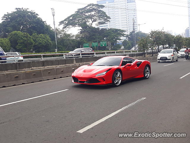 Ferrari F8 Tributo spotted in Jakarta, Indonesia