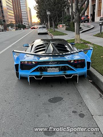 Lamborghini Aventador spotted in Beverly Hills, California