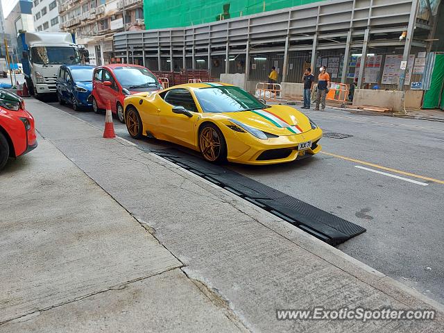 Ferrari 458 Italia spotted in Hong kong, China