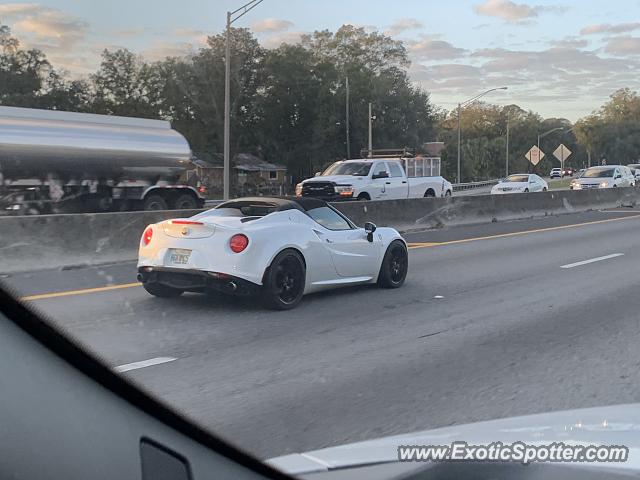 Alfa Romeo 4C spotted in Jacksonville, Florida