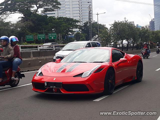 Ferrari 458 Italia spotted in Jakarta, Indonesia