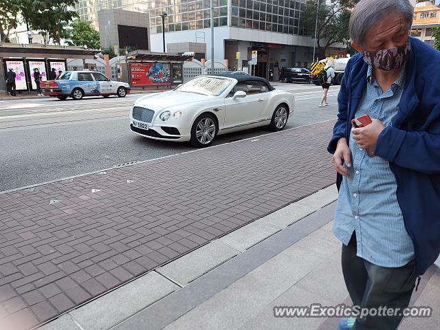 Bentley Continental spotted in Hong kong, China
