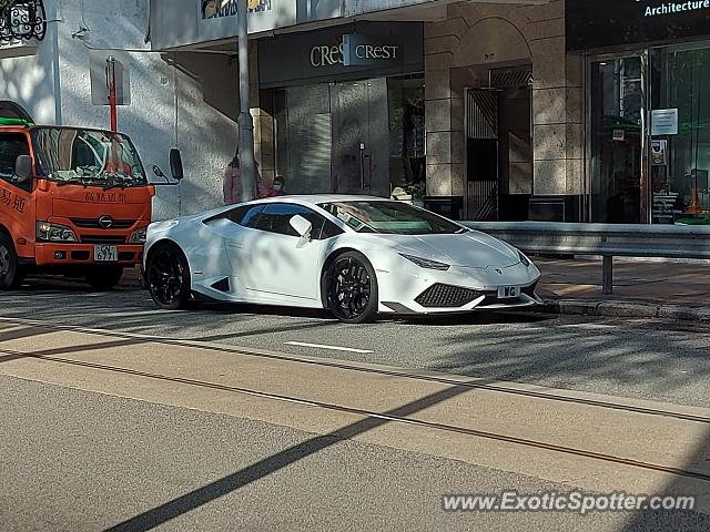 Lamborghini Huracan spotted in Hong kong, China