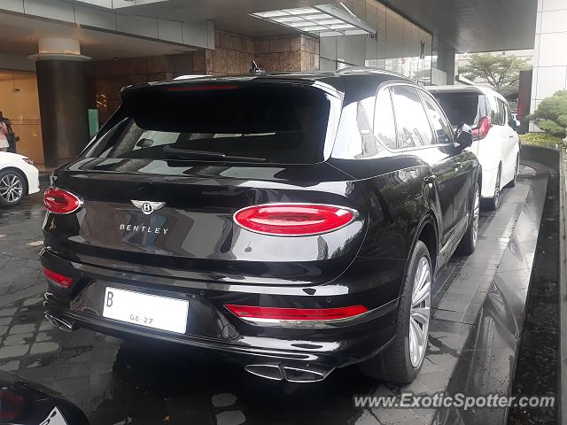 Bentley Bentayga spotted in Jakarta, Indonesia