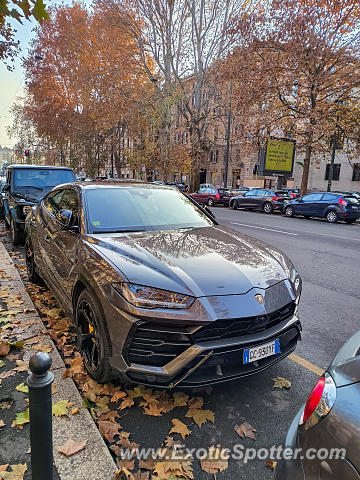 Lamborghini Urus spotted in Milan, Italy