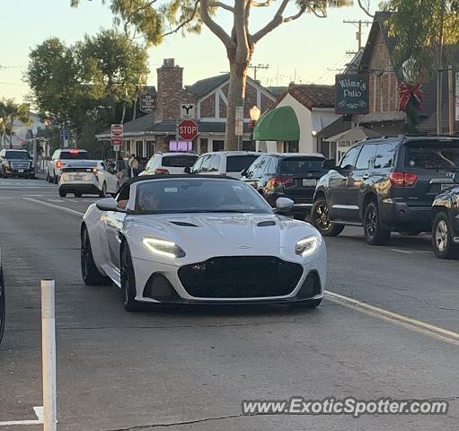 Aston Martin DBS spotted in Newport Beach, California