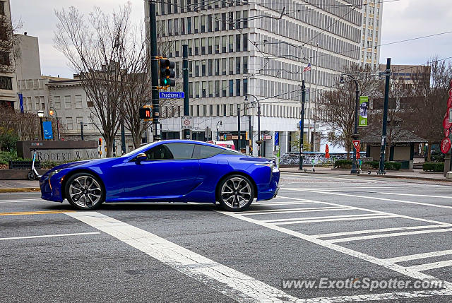 Lexus LC 500 spotted in Atlanta, Georgia