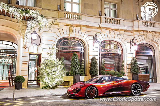 Mclaren Speedtail spotted in Paris, France