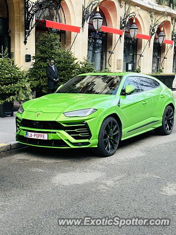 Lamborghini Urus spotted in Paris, France