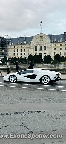 Lamborghini Countach spotted in Paris, France
