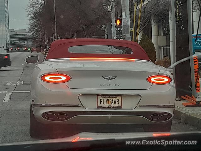 Bentley Continental spotted in Buckhead, Georgia