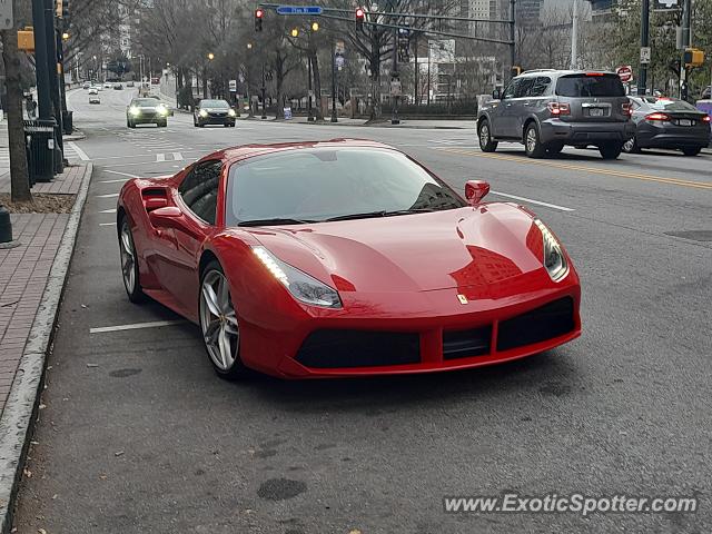 Ferrari 488 GTB spotted in Atlanta, Georgia