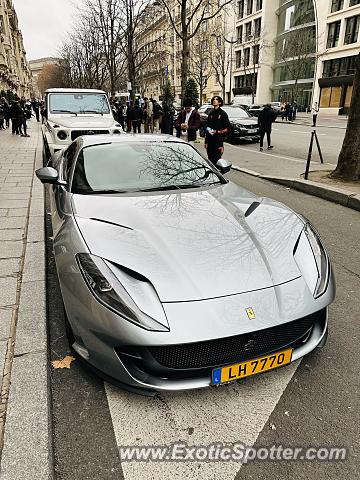 Ferrari 812 Superfast spotted in Paris, France