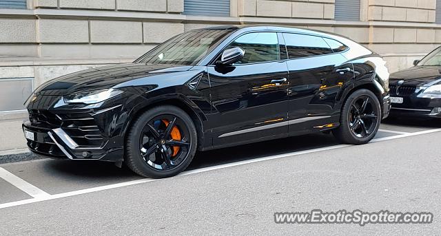 Lamborghini Urus spotted in Zurich, Switzerland