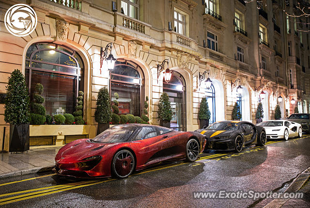 Mclaren Speedtail spotted in Paris, France