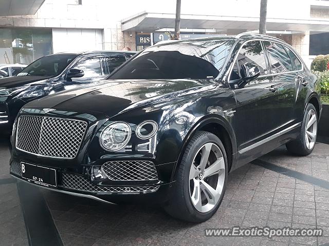 Bentley Bentayga spotted in Jakarta, Indonesia