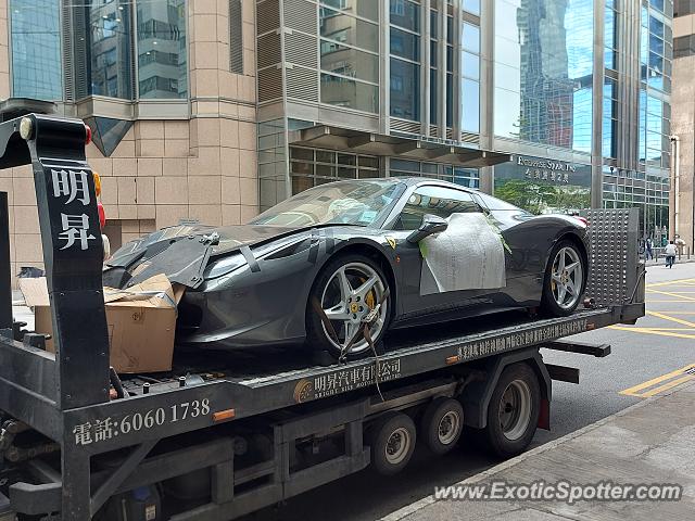 Ferrari 458 Italia spotted in Hong kong, China