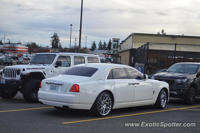 Rolls-Royce Ghost spotted in Shoreline, Washington