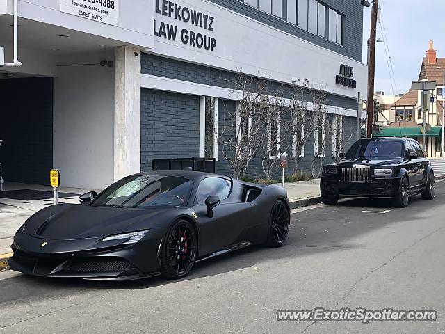 Ferrari SF90 Stradale spotted in Los Angeles, California