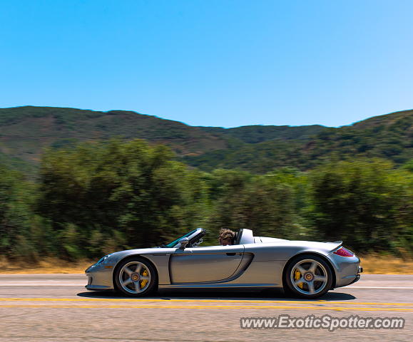 Porsche Carrera GT spotted in Carmel Valley, California