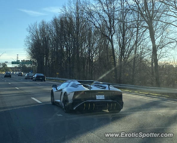Lamborghini Aventador spotted in Charlotte, North Carolina