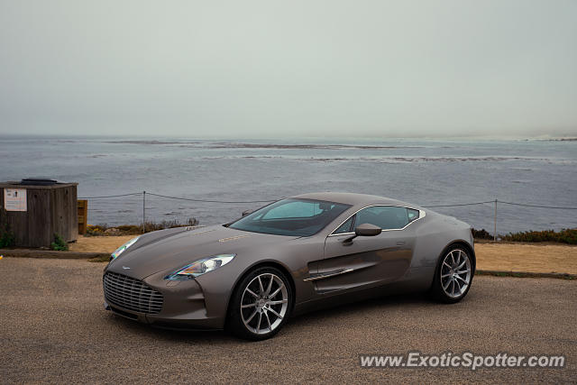 Aston Martin One-77 spotted in Pebble Beach, California