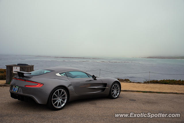 Aston Martin One-77 spotted in Pebble Beach, California