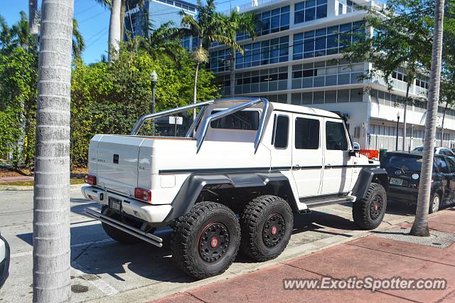 Mercedes 6x6 spotted in Miami Beach, Florida
