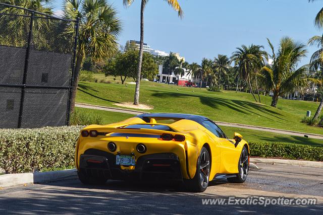 Ferrari SF90 Stradale spotted in Miami Beach, Florida