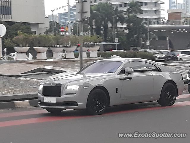Rolls-Royce Wraith spotted in Jakarta, Indonesia