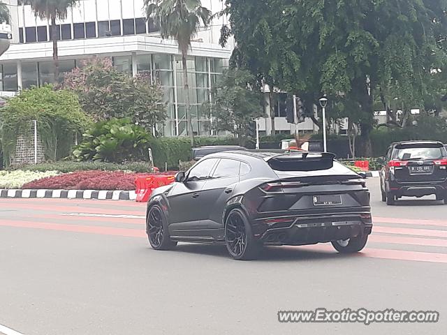 Lamborghini Urus spotted in Jakarta, Indonesia