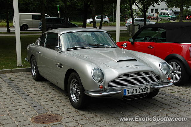 Aston Martin DB5 spotted in Munich, Germany