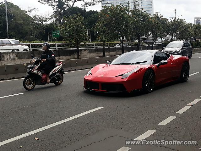 Ferrari 458 Italia spotted in Jakarta, Indonesia