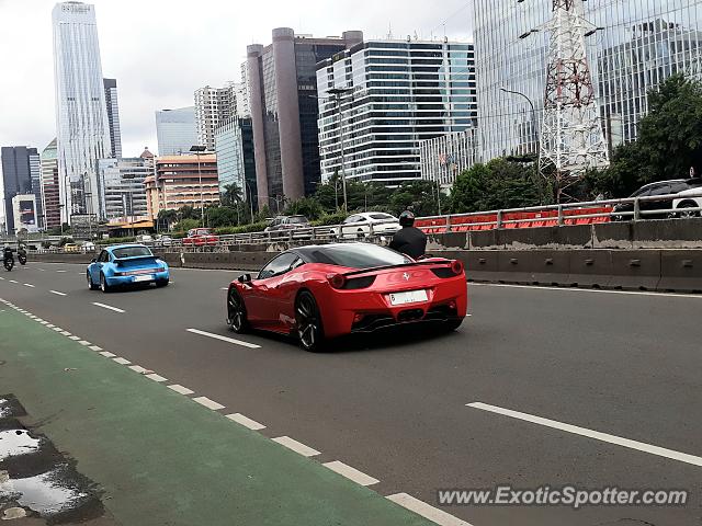 Ferrari 458 Italia spotted in Jakarta, Indonesia