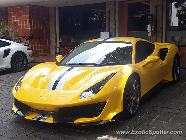 Ferrari 488 GTB spotted in Jakarta, Indonesia